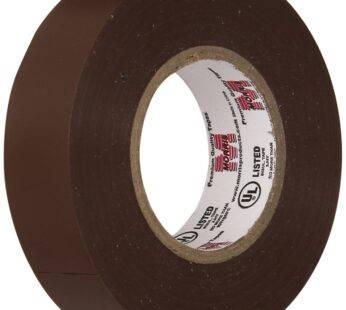 Morris 60060 Brown Vinyl Plastic Electrical Tape, 7 mil, PVC, 66′ Length, 3/4″ Width