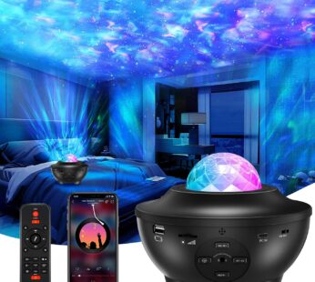 Elec3 Star Projector, 3 in 1 Galaxy Projector for Bedroom, Starlight Projector with Blueto