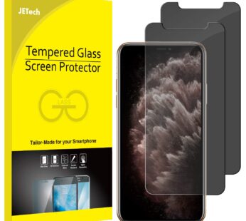 JETech Privacy Screen Protector for iPhone 11 Pro, iPhone Xs and iPhone X 5.8-Inch, Anti S