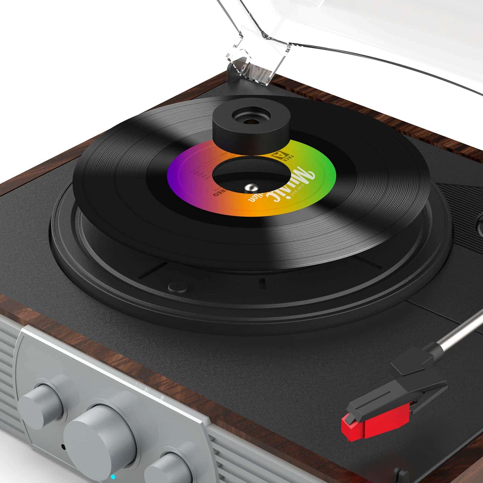 DIGITNOW 45 RPM Adapter, for 7 Inch Vinyl Record Players and Technics Turntables, Solid Al - Image 5