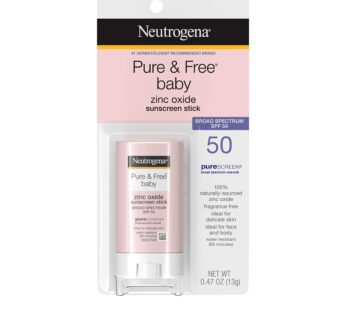 Neutrogena Pure & Free Baby Mineral Sunscreen Stick with Broad Spectrum SPF 50 & Zinc Oxid