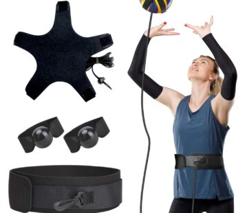 TOBWOLF Volleyball Training Equipment Aid, Elastic Self-Training Volleyball Resistance Ban