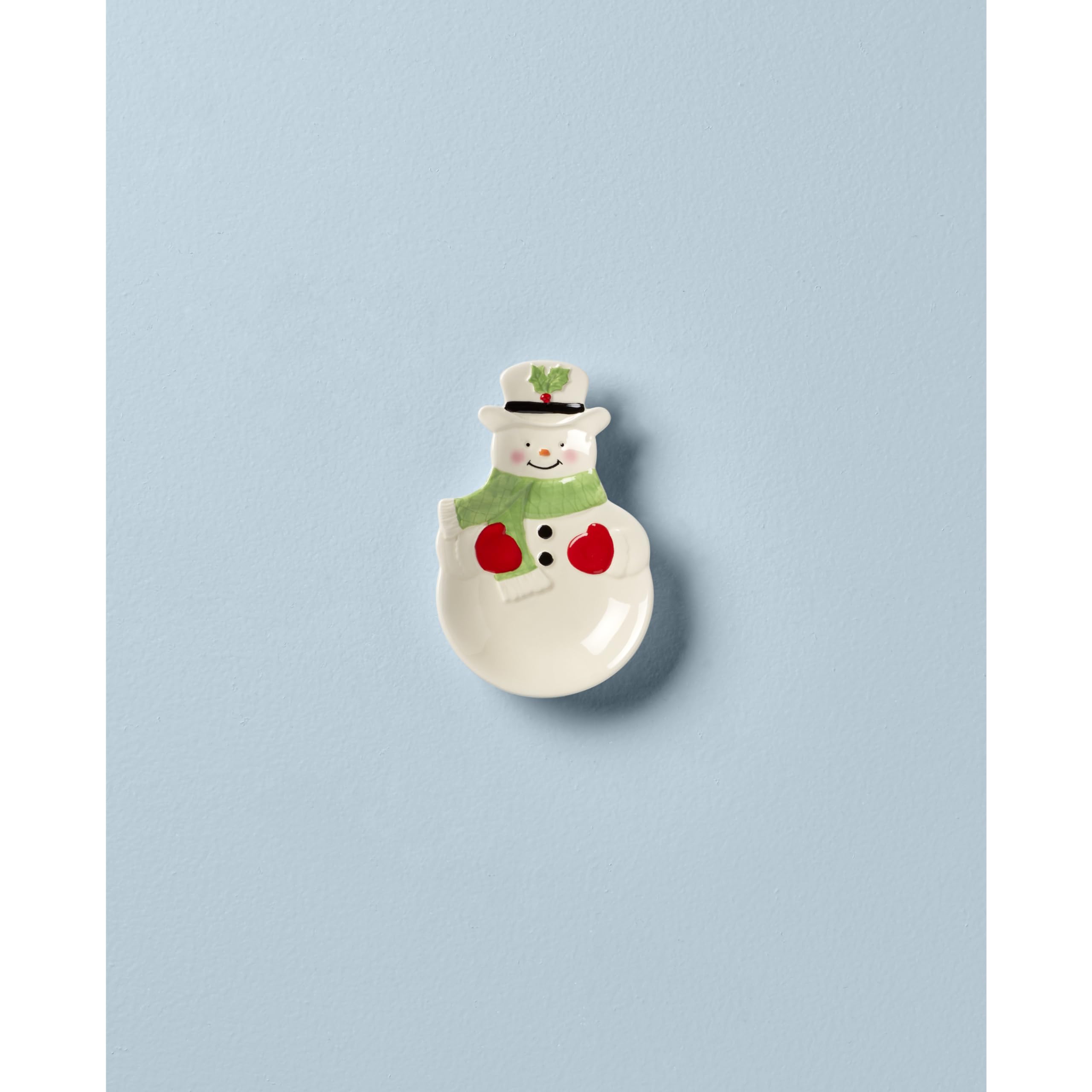 Lenox 882206 Holiday Snowman Spoon Rest - Image 4