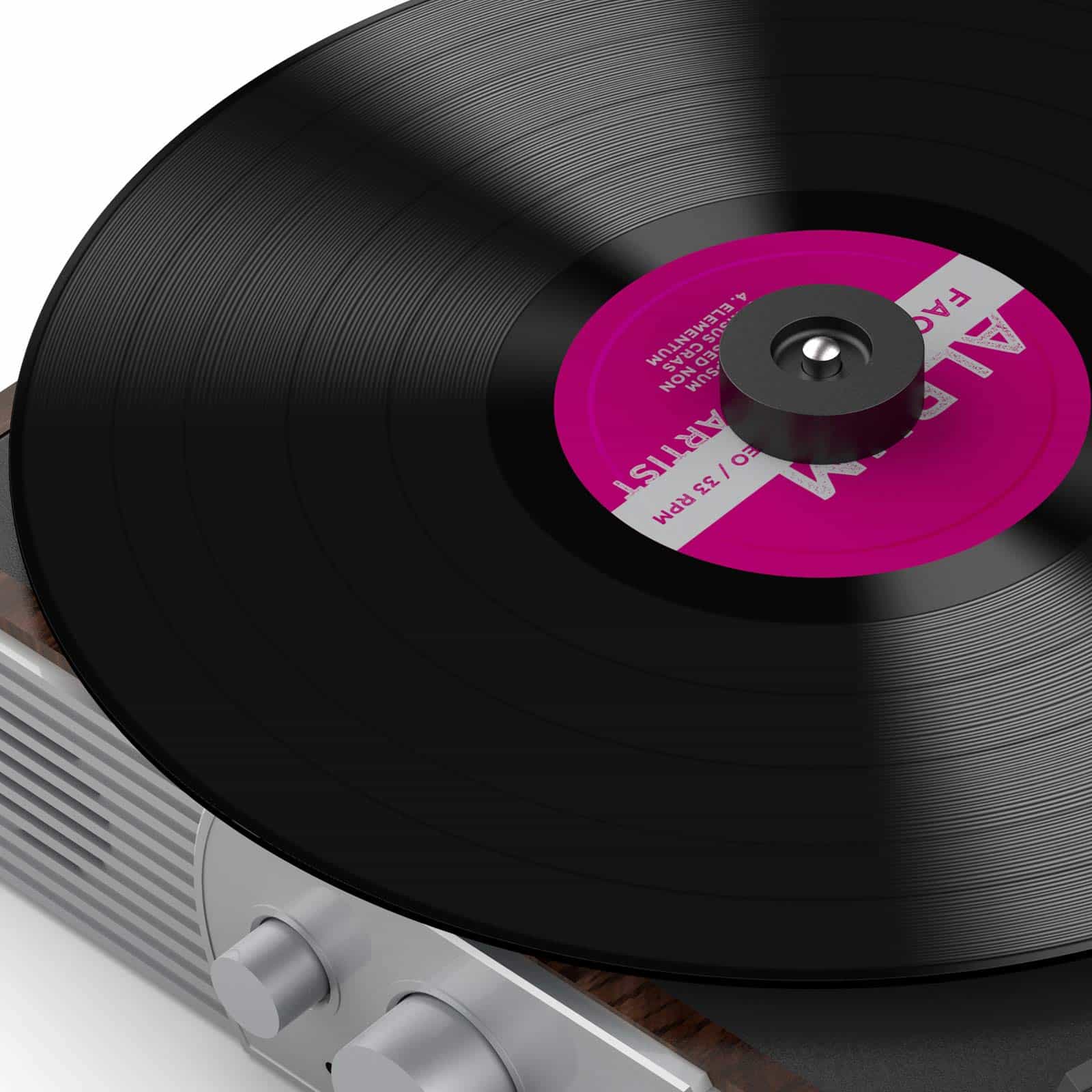 DIGITNOW 45 RPM Adapter, for 7 Inch Vinyl Record Players and Technics Turntables, Solid Al - Image 6