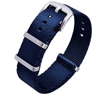 Ritche Nylon Watch Strap with Heavy Buckle 18mm 20mm 22mm Premium Seat Belt Nylon Watch Ba
