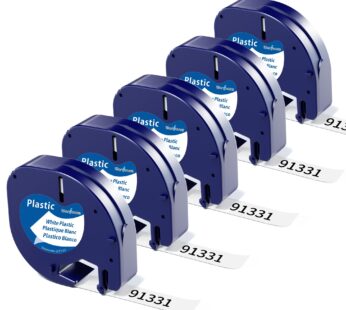 Compatible for Dymo Label Maker Refills 91331 Dymo Letratag Refills White Plastic Label Re