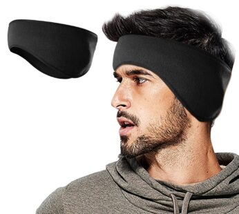 Lauzq Winter Fleece Ear Warmers Muffs Headband for Men Women Kids Ski Running Cycling