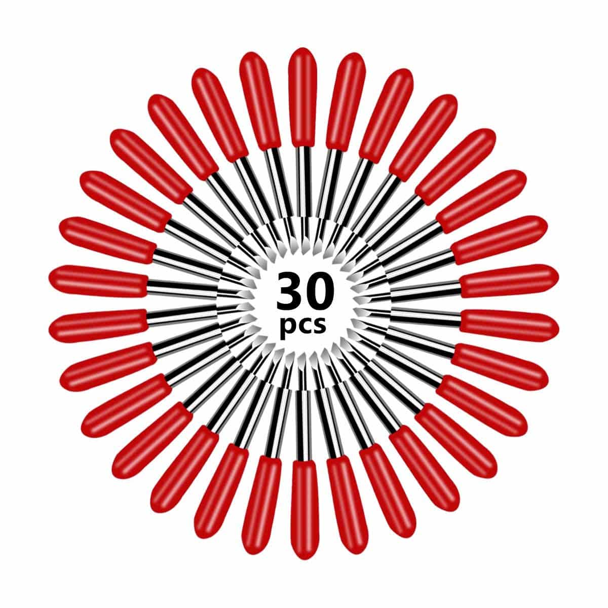 30 Pack Replacement Blades for Explore Air 2 Vinyl Cutting Blade 45 Degree Cutting Plotter - Image 2