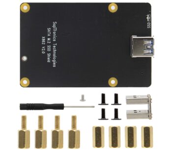 Geekworm for Raspberry Pi 4, X862 V2.0 M.2 NGFF SATA SSD Storage Expansion Board UASP Supp