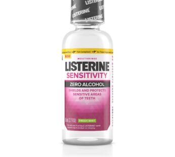 Listerine Sensitivity Mouthwash, 24-HR Tooth Sensitivity Relief & Protection, Alcohol-Free