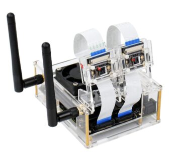 Yahboom Acrylic Case for NVIDIA Jetson Nano Compatible with 4GB (B01 & A02) & 2GB with Coo