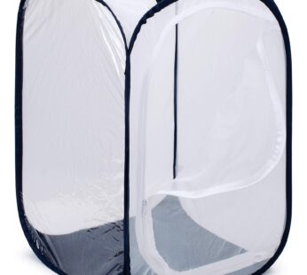 RESTCLOUD 36″ Large Monarch Butterfly Habitat, Giant Collapsible Insect Mesh Cage Terrariu