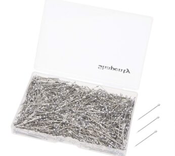 Shapenty 26mm/1Inch Stainless Steel Dressmaker Straight Quilting Pins Bulk Fine Satin Ball