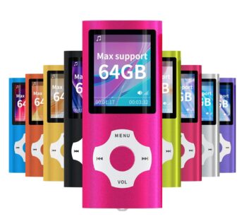Mymahdi MP3 Player Portable Music Player, 1.8 Inch LCD Screen with Video/Voice Record/FM R