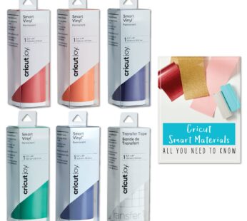 Cricut Joy Smart Permanent Vinyl Rolls Rainbow Bundle – Water and Fade Resistant Vinyl for