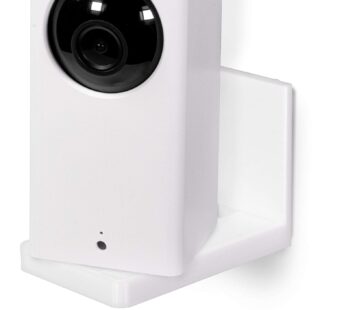 Screwless Wall Mount Kit for Wyze Cam Pan, VHB Stick On – Easy to Install, Full Tilt & Pan