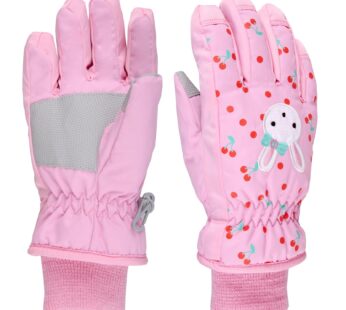 TRIWONDER Kids Winter Gloves Waterproof Ski Snow Gloves for Cold Weather Girls Snowboardin