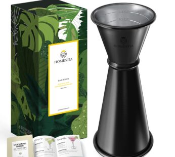 Homestia Double Cocktail Jigger for Bartending with 2 measurement units Inside (OZ&ML), Ja