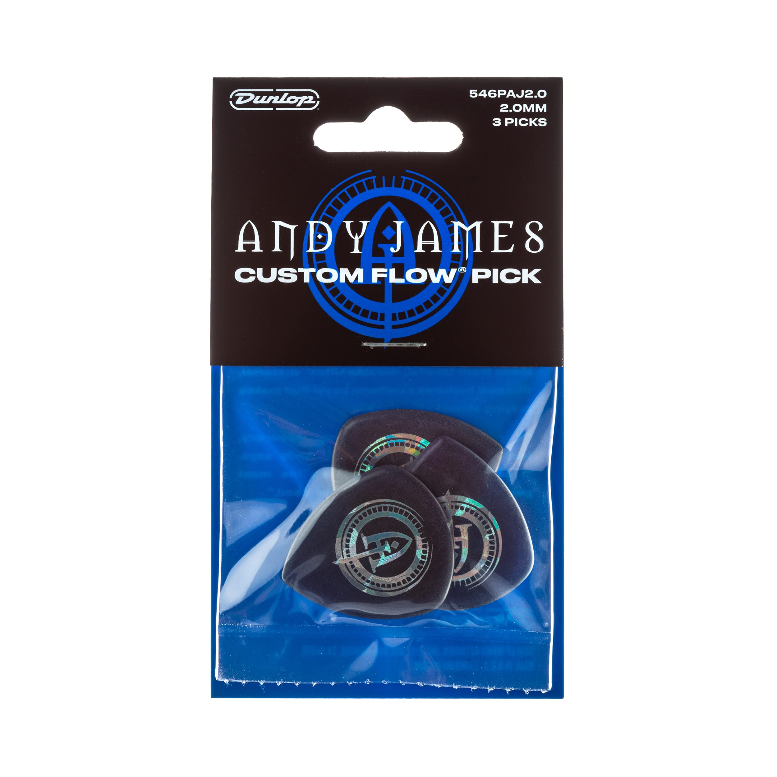 JIM DUNLOP Andy James Flow Jumbo 2.0mm Guitar Picks - Image 4
