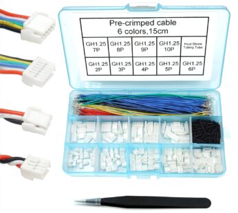 GH1.25 Connectors and Pre-Crimped Silicone Cables Compatible with JST GH 1.25mm for Pixhaw
