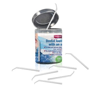 Oral Care Dental Teeth Pick with Angle Plastic Teeth Floss Toothpick with Angle
