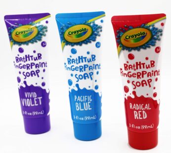Crayola Bathtub Finger Paint Soap 3 Pack New Vibrant Colors