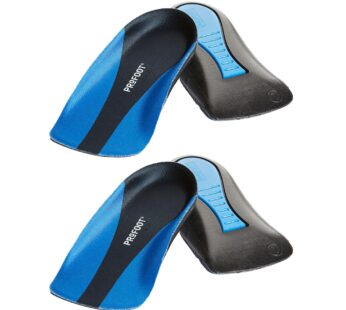 PROFOOT Orthotic Insoles for Plantar Fasciitis & Heel Pain, Men’s 8-13, 2 Pair, Gel Heel S