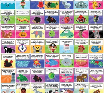 150 Joke Cards for Kids – Lunchbox Notes – Inspirational Motivational Cards for Children –