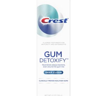 Crest Gum Detoxify Deep Clean Toothpaste, 4.1 oz
