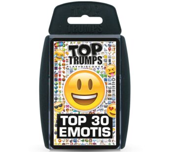 Emotis Top Trumps Card Game , Black