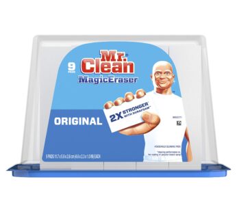 Mr. Clean Magic Eraser Original, Cleaning Pads with Durafoam, 9 Count