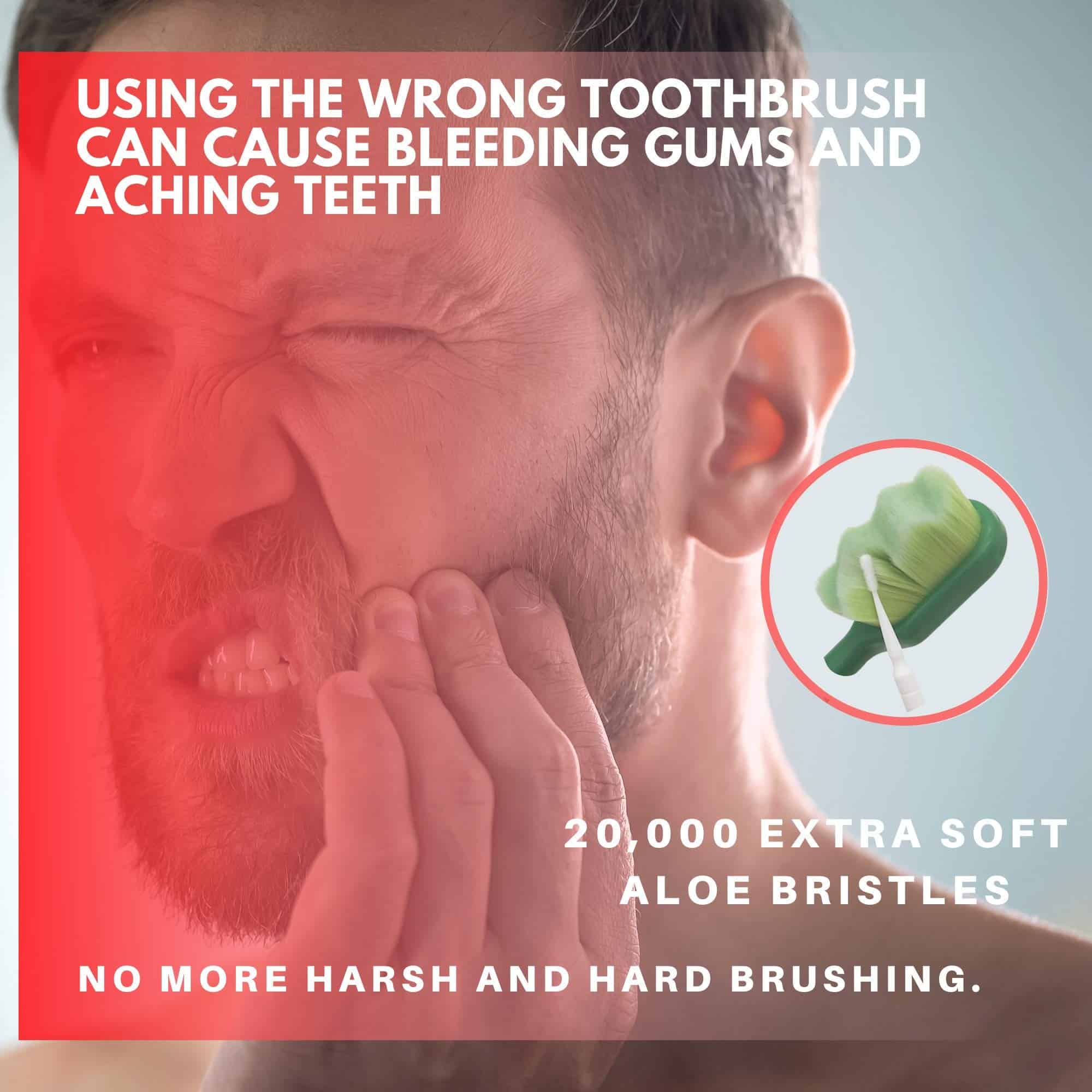 Extra Soft Toothbrush for Sensitive Gums and Teeth. Micro Nano Toothbrushes with 20,000 Ul - Image 7