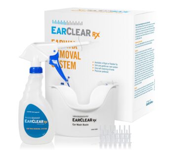 EarClear Rx Ear Wax Removal & Cleaning Kit with Rigid Tips. Ear-Safe Flush and Irrigation