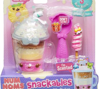 Num Noms 554370 Snackables Silly Shakes- Neapolitan Shake, Multicolor