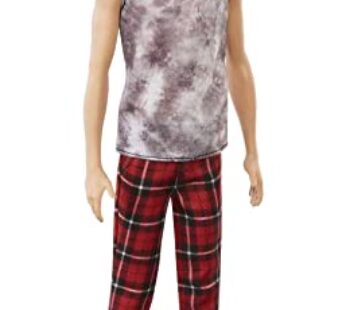 Barbie Ken Fashionistas Doll #176 with Sculpted Brunette Ombre-Tipped Hair Wearing a Sleev