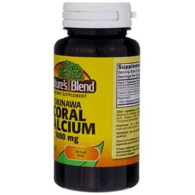 Nature's Blend Okinawa Coral Calcium 1,000 mg 60 Caps - Image 6