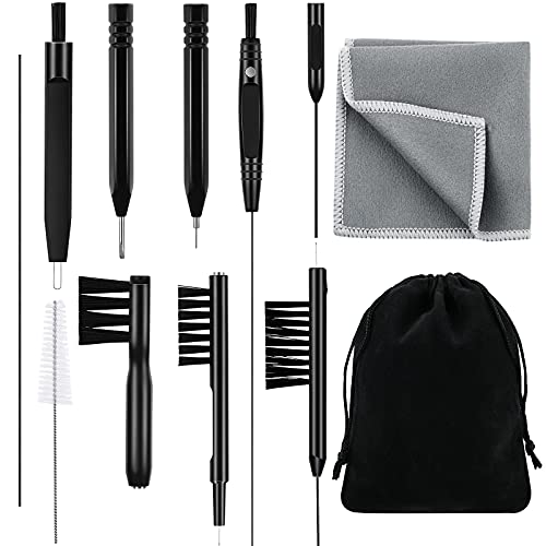 12 Pieces Hearing Aid Cleaning Tools Hearing Aid Cleaning Kit Hearing Aid Case Cleaner Kit