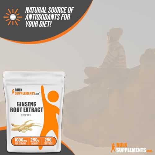 BulkSupplements.com Ginseng Root Extract Powder - Ginseng Supplement, Ginseng Herbal Suppl - Image 4