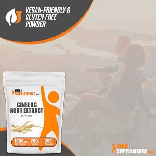 BulkSupplements.com Ginseng Root Extract Powder - Ginseng Supplement, Ginseng Herbal Suppl - Image 6