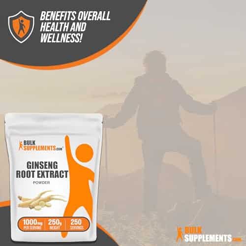 BulkSupplements.com Ginseng Root Extract Powder - Ginseng Supplement, Ginseng Herbal Suppl - Image 5