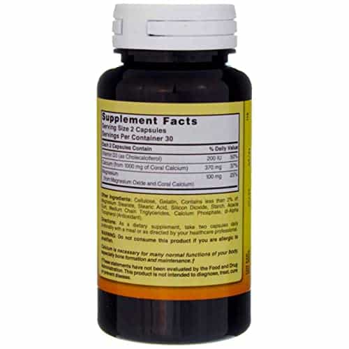 Nature's Blend Okinawa Coral Calcium 1,000 mg 60 Caps - Image 3