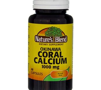 Nature’s Blend Okinawa Coral Calcium 1,000 mg 60 Caps