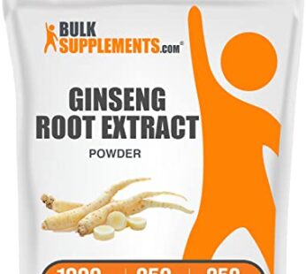 BulkSupplements.com Ginseng Root Extract Powder – Ginseng Supplement, Ginseng Herbal Suppl