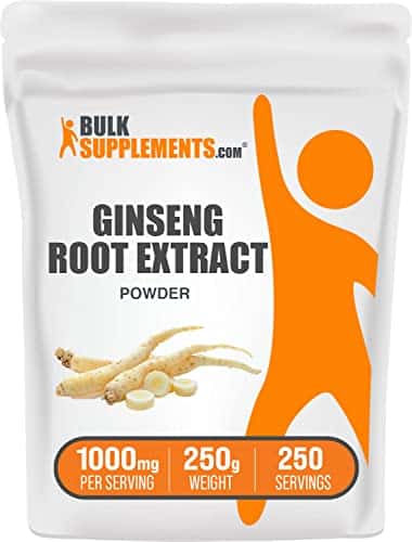 BulkSupplements.com Ginseng Root Extract Powder - Ginseng Supplement, Ginseng Herbal Suppl