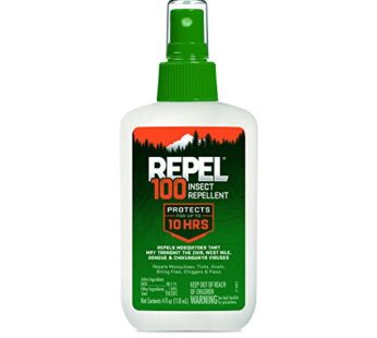Repel 100 Insect Repellent, Pump Spray, 4-Fluid Ounces, 10-Hour Protection