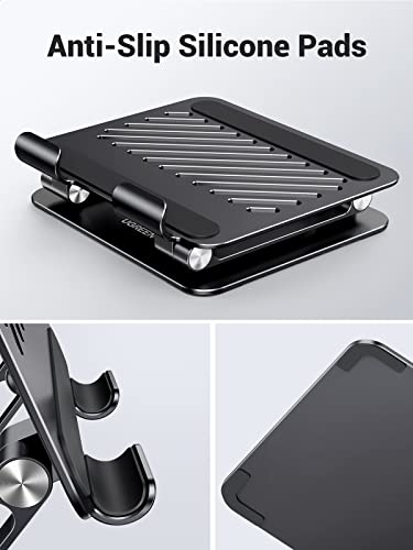 UGREEN Tablet Stand Holder for Desk Dual Rod Support Aluminum Tablet Holder Adjustable Mul - Image 5