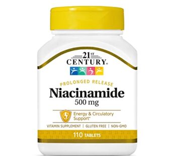 21st Century Niacinamide 500 mg Prolonged Release Tablets, 110-Count
