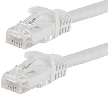 Monoprice Cat6 Ethernet Patch Cable – RJ45, Stranded, 550Mhz, UTP, Pure Bare Copper Wire,