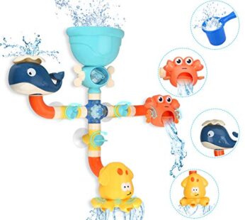 Bath Toys for Toddlers 2 3 4 5 Years Baby Kids Boys and Girls, Bathtub Toy for Age 4-8 DIY