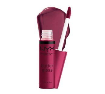 NYX PROFESSIONAL MAKEUP Butter Gloss, Non-Sticky Lip Gloss – Devil’s Food Cake (Deep Plum)